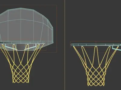 SPORT---BASKET---Hoop basketball hoop 3D model