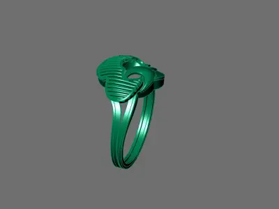 Women Ring Plain Ring Ready STL 3DM Models Womens Rings 3D print model 44