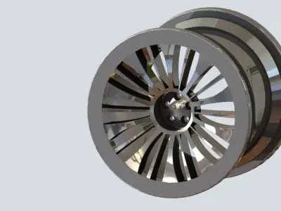 Wheel Rim - Jante 3D model