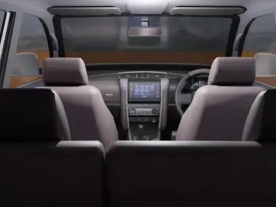 Toyota Fortuner Low poly  Low-poly 3D model