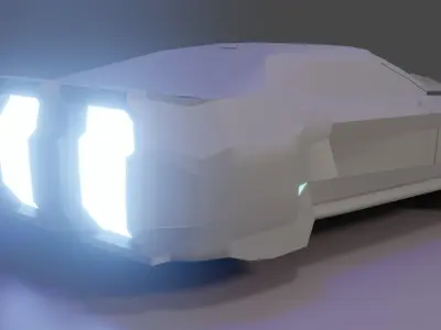 Chevrolet camaro ZL1 cyberpunk 3D model