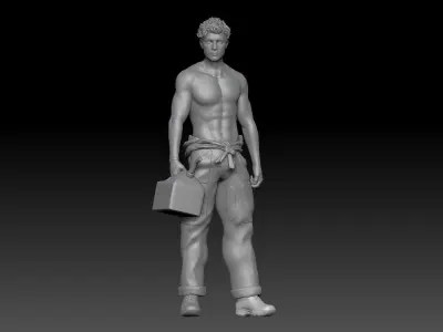 SEXY MECHANIC MEN 1 3D print model