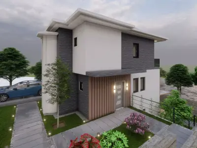 Architectural Housing Project 3D model