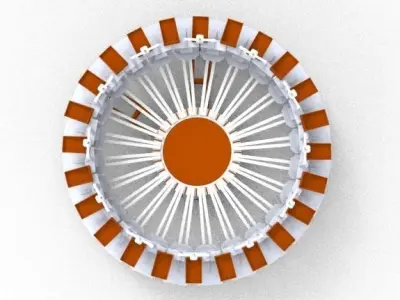 Round Machine  3D print model