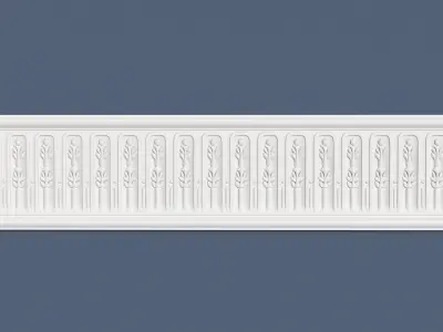 Frieze decorative crown moulding 3D model