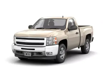 GENERIC PICKUP TRUCK 14 3D model