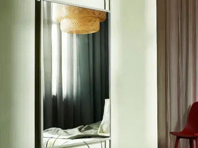 Ikea Granvag Mirror Low-poly 3D model