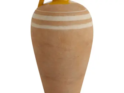 Fairfax Handcrafted Terracotta Vase 3D model