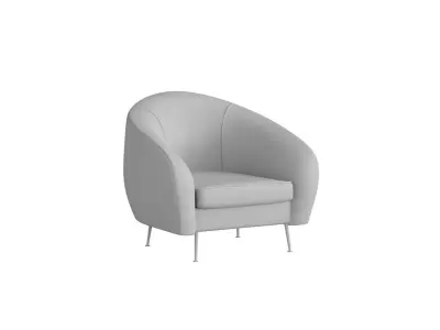 Annabelle Velvet Armchair 3D model