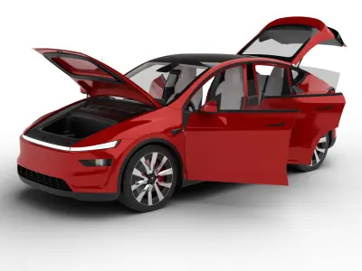 Tesla Model Y 2025 HQ 3d model 3D model
