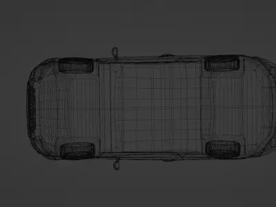 Honda Civic Coupe 2012 Low-poly 3D model