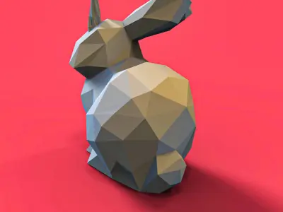 Rabbit Unicorn  Free 3D print model