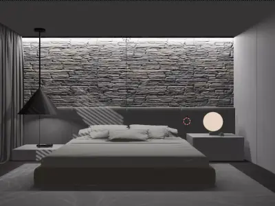 stanza da letto  3D model
