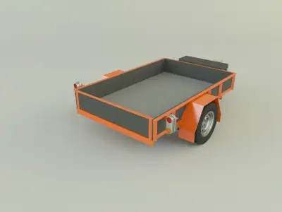 car trailer 514 3D model