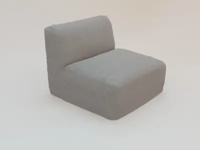 Armchair Casual 3D model