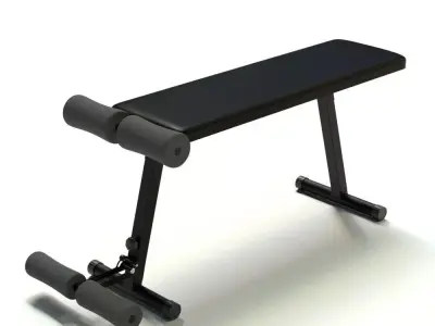 Weight Bench 3D model