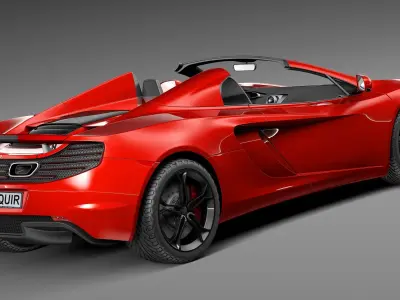 Mclaren mp4-12c spider 2013 3D model