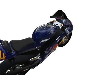 Yamaha m1 redbull 3D model