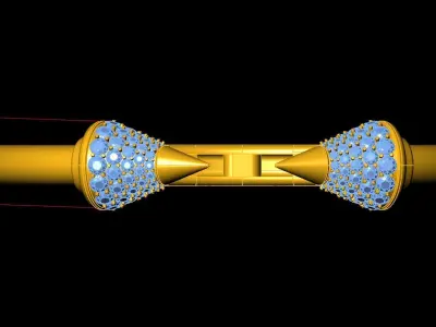 Bangle with Stone 3D model