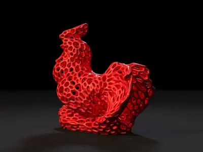 Garden Rooster 3D print model