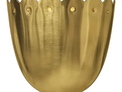 Huey light sconce Tulip 3D model