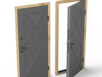 Peisy Door 3D model
