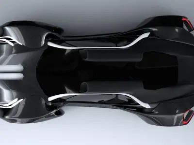 aurora returns 2017 concept car 3D model