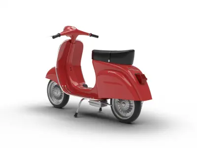 Vespa 125 1967 3d model 3D model