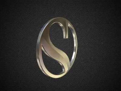 sauber logo 3D model