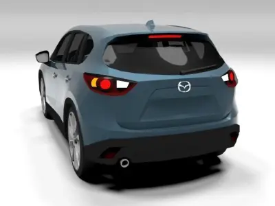 MAZDA CX5 LOWPOLY Low-poly 3D model