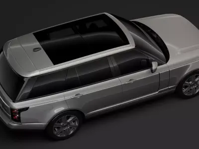 Range Rover Hybrid LWB L405 2018 3D model