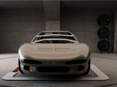 Isuzu 4200R 1989 Concept 3D model