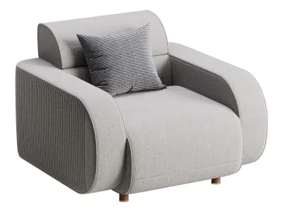 ARMCHAIR ROLLINS 3D model