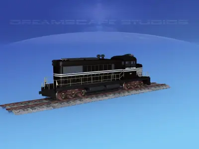 Diesel Locomotive V06 3D model