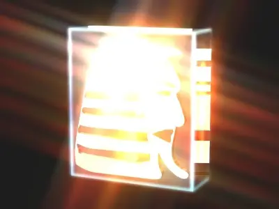 Pharaoh head treasure decor  Low-poly 3D model