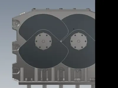 Hoffmann Exciter Gearbox based off Schenk Design  3D model