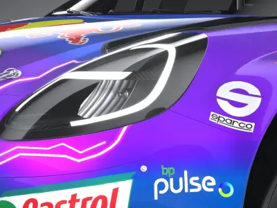 Puma M-Sport WRC Hybrid Rally1 2022 3D model