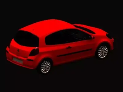 renault clio 3D model