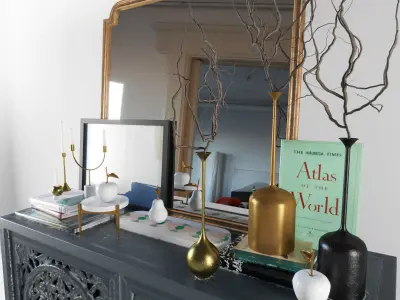 Lombok Buffet 3D model