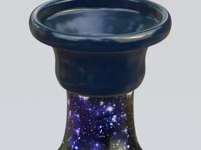 Vase26 vase with galaxy design 3D model