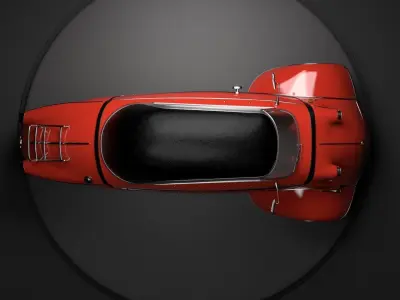 Messerschmitt kr200 Low-poly 3D model