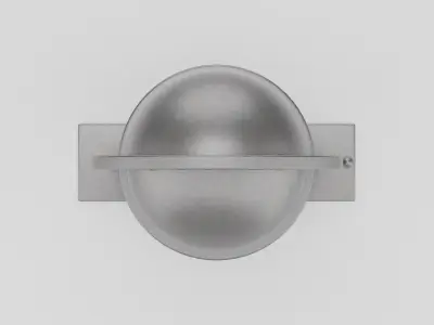 Public Metal Trash Bin 3D Model Free low-poly 3D model