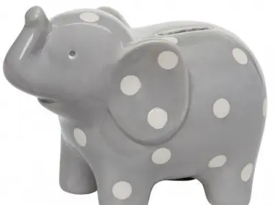 Harriet Bee Landen Elephant Ceramic Piggy Bank 3D model