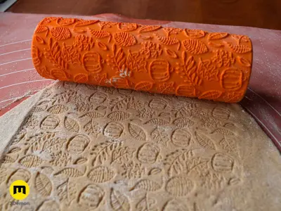 Autumn Texture Rollers Free 3D print model