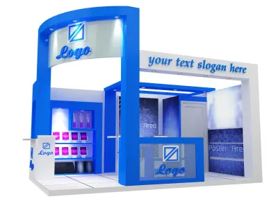 Booth Exhibition Stand a27 3D model