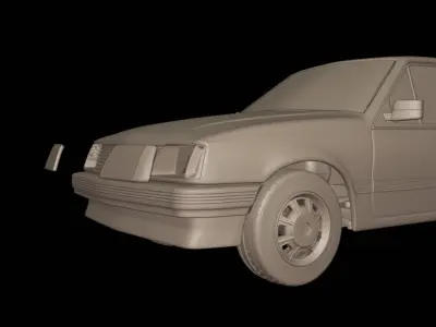 chevrolet br monza sl e 2 door 1984   3D print model
