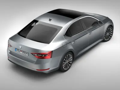 Skoda Superb 2016 3D model