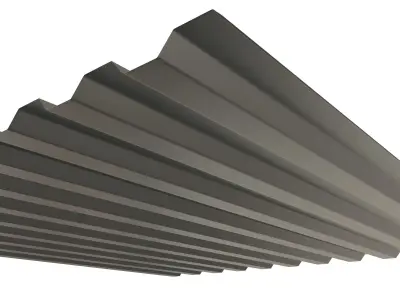 C21 Roofing Sheet Low-poly 3D model