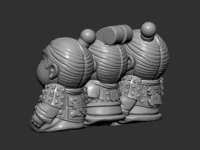 Baby Terracotta Warriors 3D print model