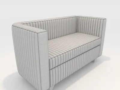 Sofa 2 Seater 18 3D model
